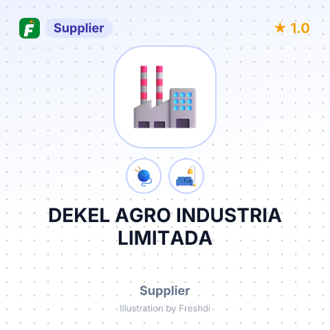 DEKEL AGRO INDUSTRIA LIMITADA – summary card, no photo uploaded yet