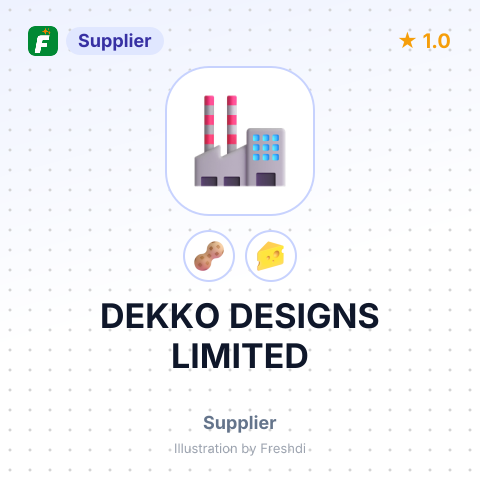 DEKKO DESIGNS LIMITED – summary card, no photo uploaded yet