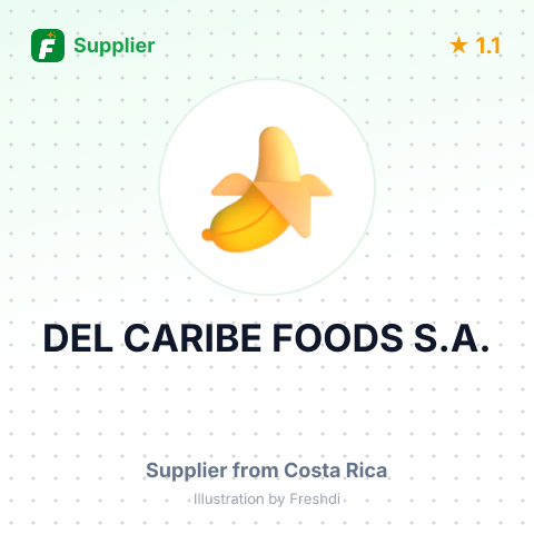 DEL CARIBE FOODS S.A. – summary card, no photo uploaded yet