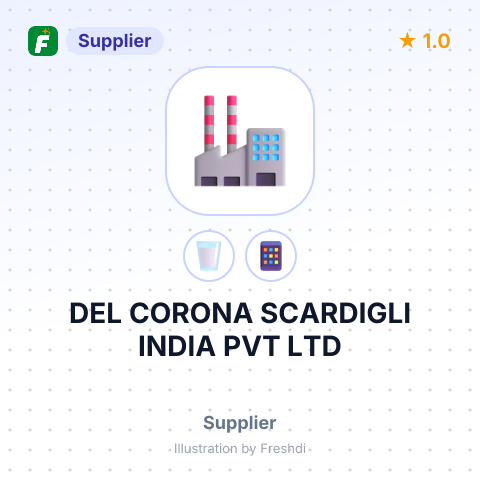 DEL CORONA SCARDIGLI INDIA PVT LTD – summary card, no photo uploaded yet