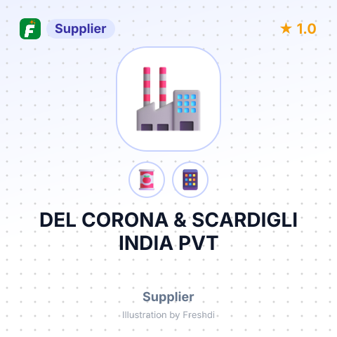 DEL CORONA & SCARDIGLI INDIA PVT – summary card, no photo uploaded yet