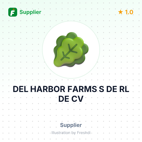 DEL HARBOR FARMS S DE RL DE CV – summary card, no photo uploaded yet