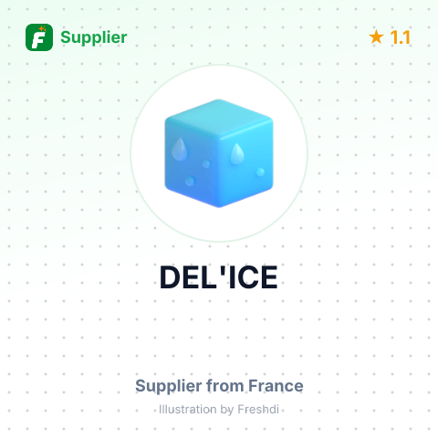 DEL'ICE – summary card, no photo uploaded yet