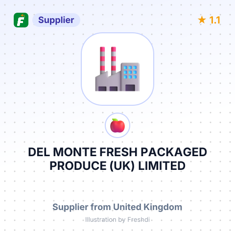 DEL MONTE FRESH PACKAGED PRODUCE (UK) LIMITED – summary card, no photo uploaded yet