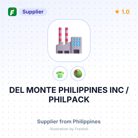 DEL MONTE PHILIPPINES INC / PHILPACK – summary card, no photo uploaded yet