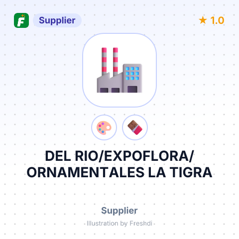 DEL RIO/EXPOFLORA/ORNAMENTALES LA TIGRA – summary card, no photo uploaded yet