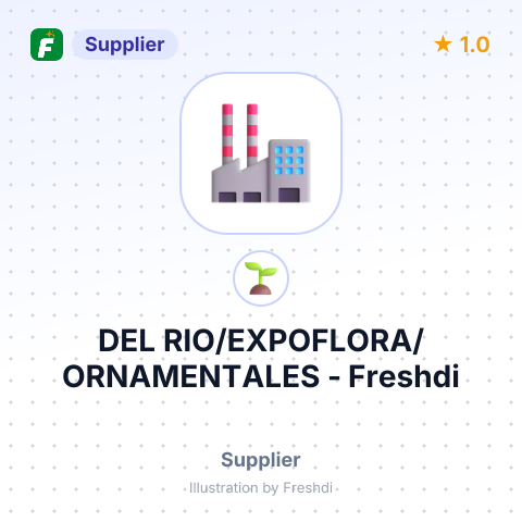 DEL RIO/EXPOFLORA/ORNAMENTALES – summary card, no photo uploaded yet