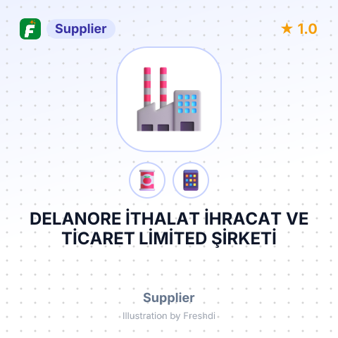 DELANORE İTHALAT İHRACAT VE TİCARET LİMİTED ŞİRKETİ – summary card, no photo uploaded yet