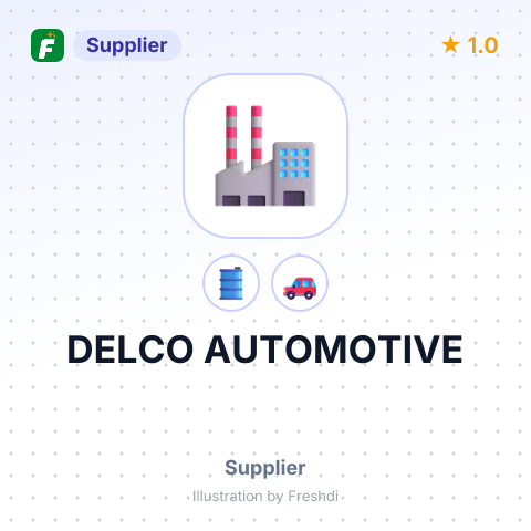 DELCO AUTOMOTIVE – summary card, no photo uploaded yet