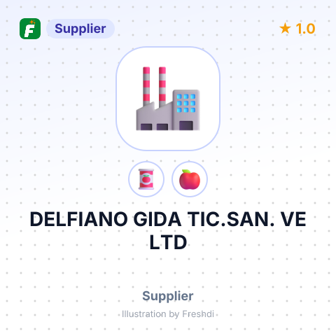 DELFIANO GIDA TIC.SAN. VE LTD – summary card, no photo uploaded yet