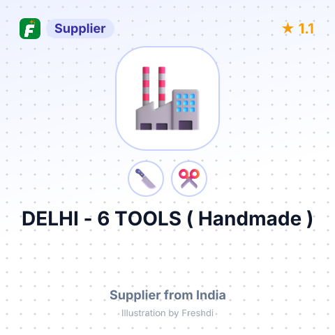 DELHI - 6 TOOLS ( Handmade ) – summary card, no photo uploaded yet