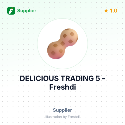 DELICIOUS TRADING 5 – summary card, no photo uploaded yet