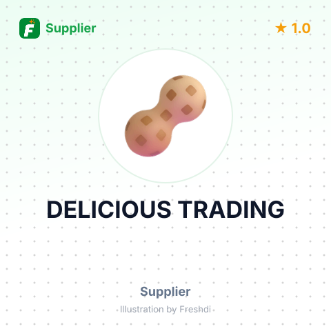DELICIOUS TRADING – summary card, no photo uploaded yet