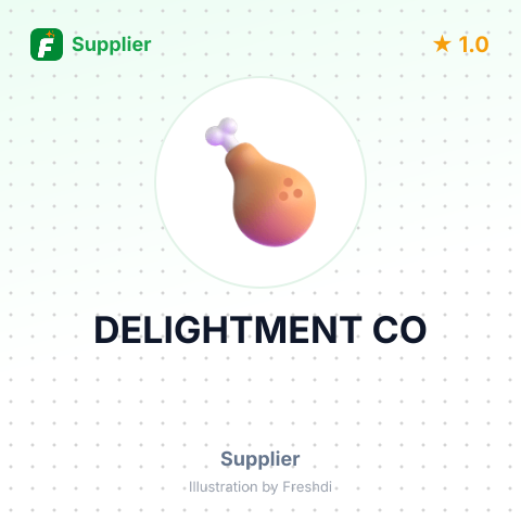 DELIGHTMENT CO – summary card, no photo uploaded yet