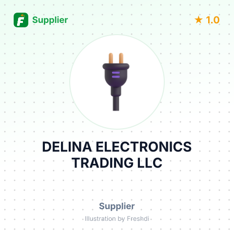 DELINA ELECTRONICS TRADING LLC – summary card, no photo uploaded yet