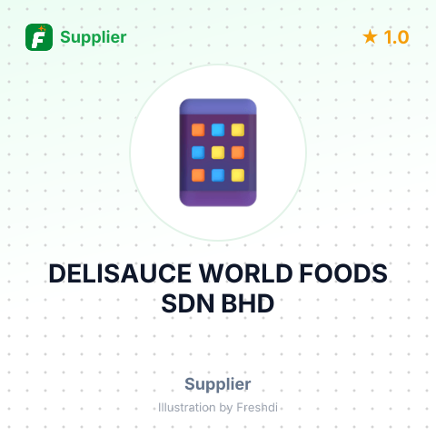 DELISAUCE WORLD FOODS SDN BHD – summary card, no photo uploaded yet