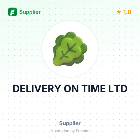 DELIVERY ON TIME LTD – summary card, no photo uploaded yet