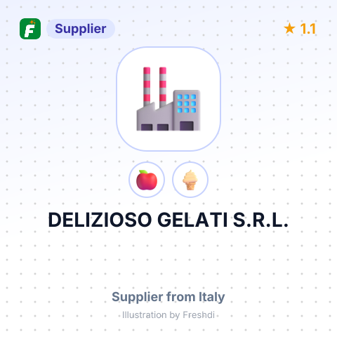 DELIZIOSO GELATI S.R.L. – summary card, no photo uploaded yet