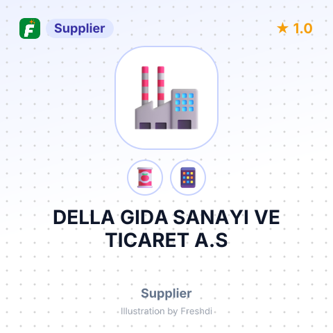 DELLA GIDA SANAYI VE TICARET A.S – summary card, no photo uploaded yet