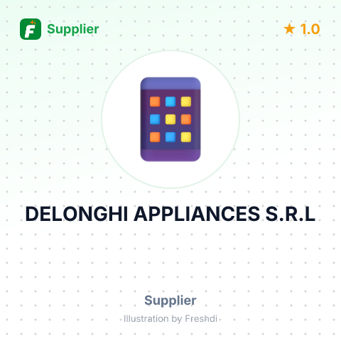 DELONGHI APPLIANCES S.R.L – summary card, no photo uploaded yet
