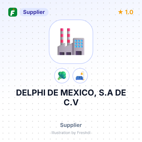 DELPHI DE MEXICO, S.A DE C.V – summary card, no photo uploaded yet