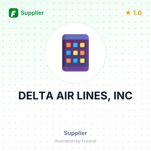 DELTA AIR LINES, INC – summary card, no photo uploaded yet