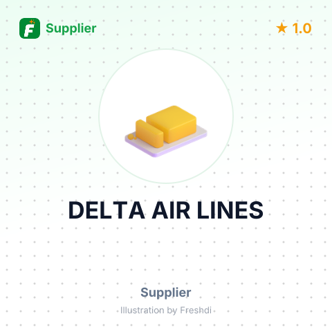 DELTA AIR LINES – summary card, no photo uploaded yet