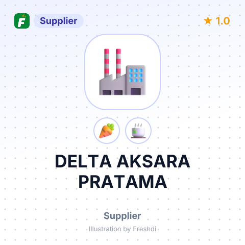 DELTA AKSARA PRATAMA – summary card, no photo uploaded yet