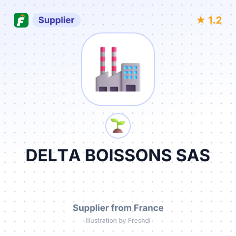 DELTA BOISSONS SAS – summary card, no photo uploaded yet