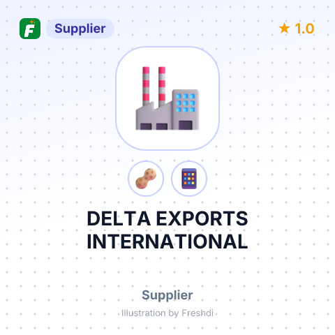 DELTA EXPORTS INTERNATIONAL – summary card, no photo uploaded yet