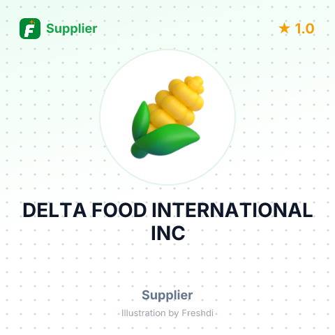 DELTA FOOD INTERNATIONAL INC – summary card, no photo uploaded yet