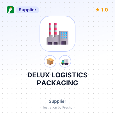 DELUX LOGISTICS PACKAGING – summary card, no photo uploaded yet