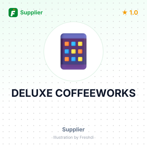 DELUXE COFFEEWORKS – summary card, no photo uploaded yet