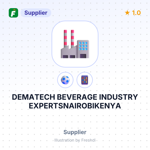 DEMATECH BEVERAGE INDUSTRY EXPERTSNAIROBIKENYA – summary card, no photo uploaded yet