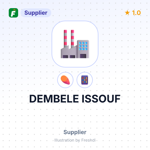 DEMBELE ISSOUF – summary card, no photo uploaded yet