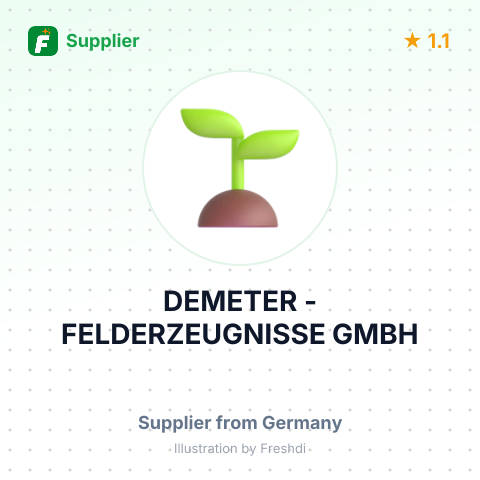 DEMETER - FELDERZEUGNISSE GMBH – summary card, no photo uploaded yet