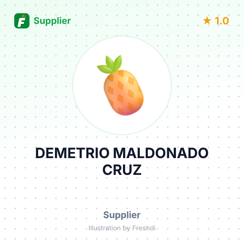 DEMETRIO MALDONADO CRUZ – summary card, no photo uploaded yet