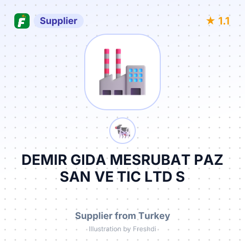 DEMIR GIDA MESRUBAT PAZ SAN VE TIC LTD S – summary card, no photo uploaded yet