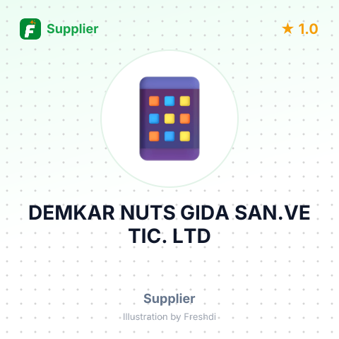 DEMKAR NUTS GIDA SAN.VE TIC. LTD – summary card, no photo uploaded yet