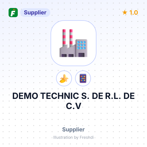 DEMO TECHNIC S. DE R.L. DE C.V – summary card, no photo uploaded yet