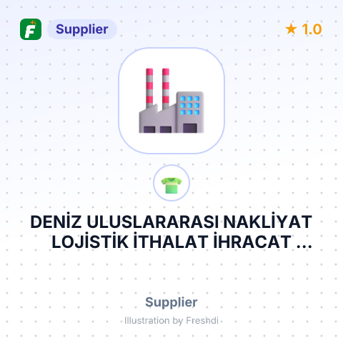 DENİZ ULUSLARARASI NAKLİYAT LOJİSTİK İTHALAT İHRACAT TEKSTİL ÜRÜNLERİ AKARYAKIT SANAYİ VE TİCARET LİMİTED ŞİRKETİ – summary card, no photo uploaded yet