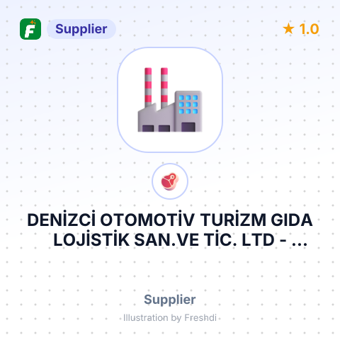 DENİZCİ OTOMOTİV TURİZM GIDA LOJİSTİK SAN.VE TİC. LTD – summary card, no photo uploaded yet