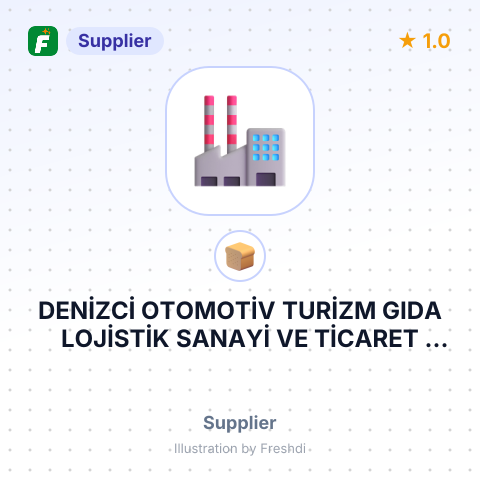 DENİZCİ OTOMOTİV TURİZM GIDA LOJİSTİK SANAYİ VE TİCARET LİMİTED ŞİRKETİ – summary card, no photo uploaded yet