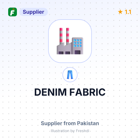DENIM FABRIC – summary card, no photo uploaded yet