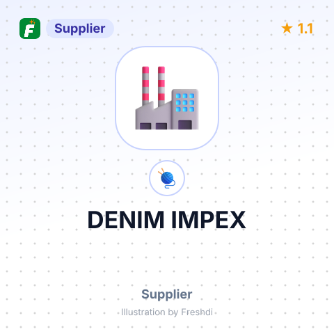 DENIM IMPEX – summary card, no photo uploaded yet