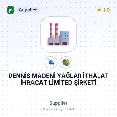 DENNİS MADENİ YAĞLAR İTHALAT İHRACAT LİMİTED ŞİRKETİ – summary card, no photo uploaded yet