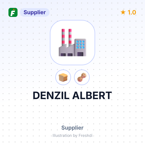 DENZIL ALBERT – summary card, no photo uploaded yet