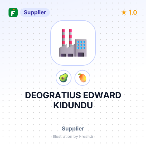 DEOGRATIUS EDWARD KIDUNDU – summary card, no photo uploaded yet