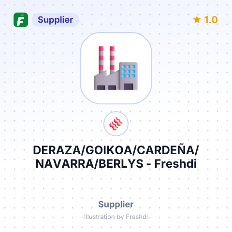 DERAZA/GOIKOA/CARDEÑA/NAVARRA/BERLYS – summary card, no photo uploaded yet
