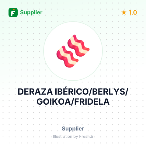 DERAZA IBÉRICO/BERLYS/GOIKOA/FRIDELA – summary card, no photo uploaded yet
